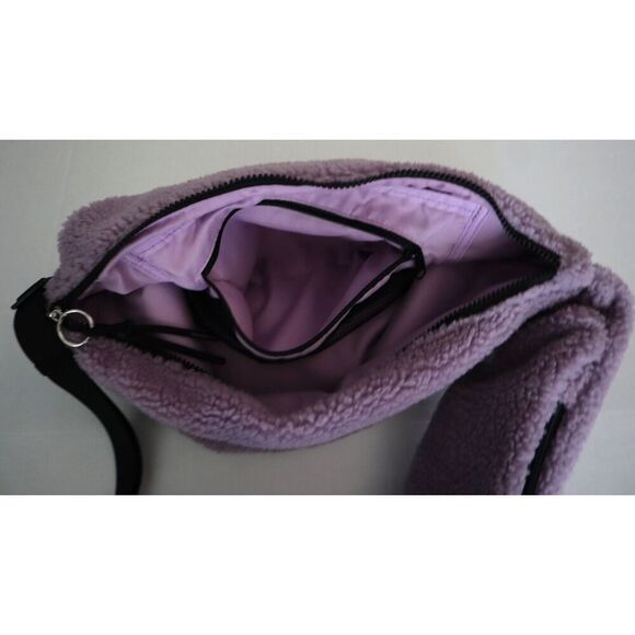 FP Movement x Free People Women's O/S Purple Overachiever Sherpa Sling Bag - Picture 7 of 10